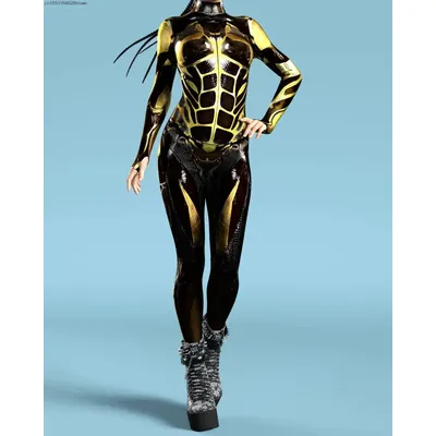 2025 Cyber Punk Phantom Mechanische Rüstung Overall Cosplay Zentai Anzug Kostüm Steampunk Party Shows Performance Body Image