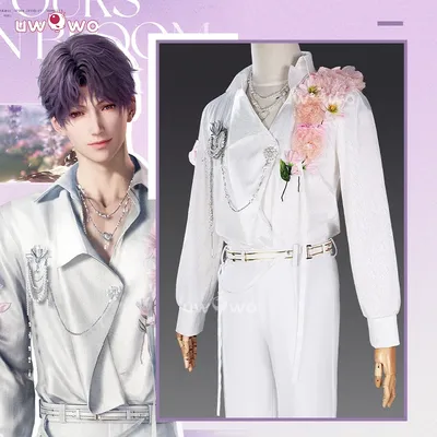 UWOWO Collab-Serie: Rafayel Cosplay-Spiel Love and Deepspace Rafayel Wisteria Walzer Frühlingsblumen Image