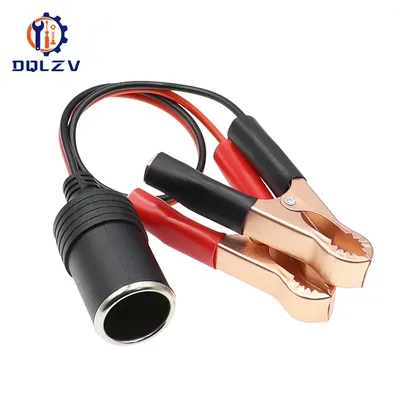 12V 24V Auto Hochleistungs-Batterie aus reinem Kupfer mit Clip an Zigaretten anzünder Buchse 12V 24V Volt 220W Steckdose Image