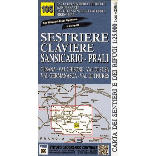 IGC Wanderkarte Sestrière