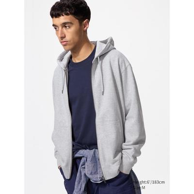 Uniqlo - Sweat Full-zip Hoodie - Grey - XL
