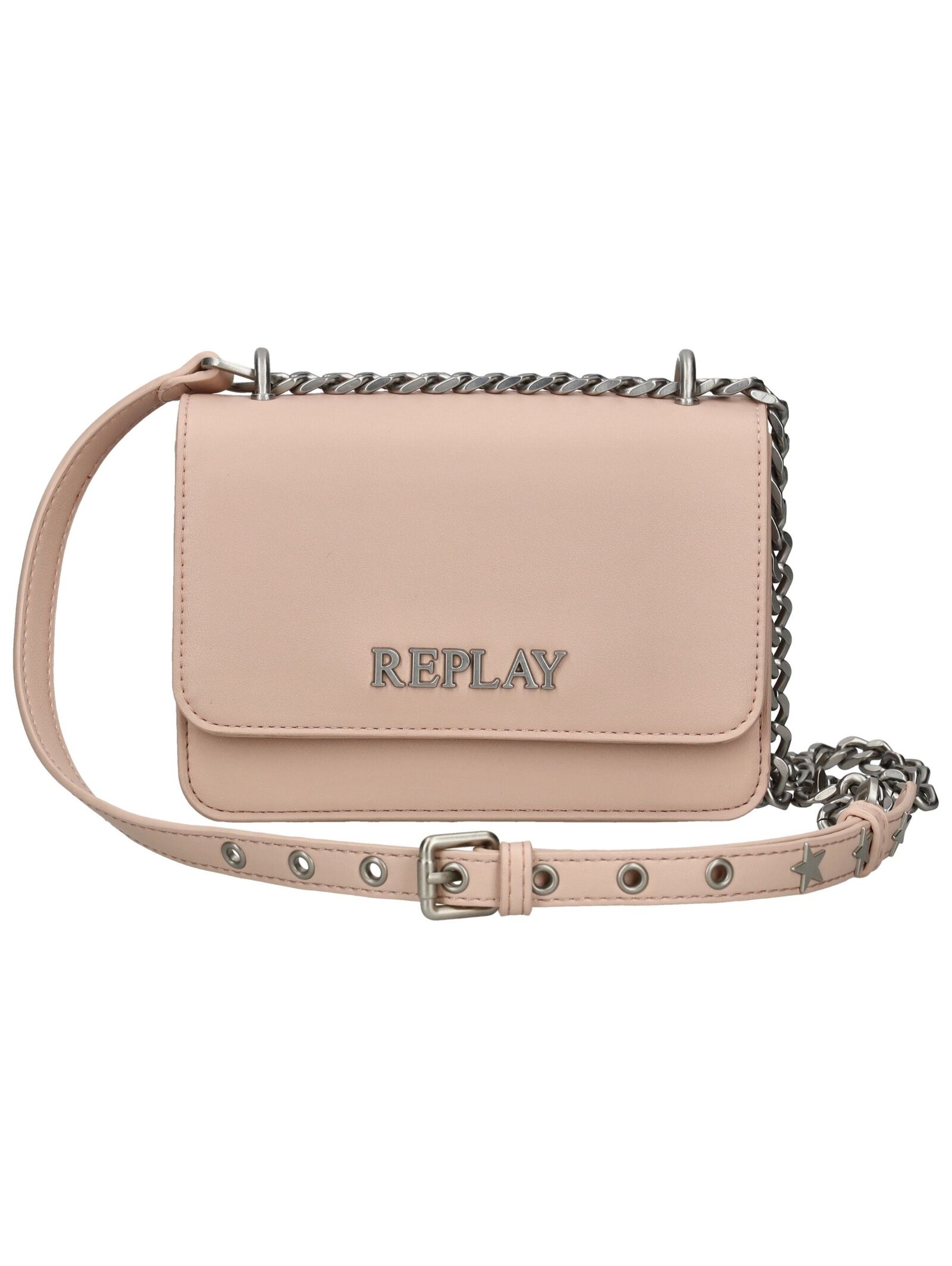 Umhängetasche REPLAY "Replay Taschen Lederimitat", Damen, Gr. onesize, orange (peach), Lederimitat, Taschen Umhängetasche