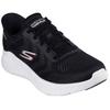 Slip-On Sneaker SKECHERS "GO WALK NOW-PAYTON", Herren, Gr. 43, schwarz-weiß (schwarz, weiß), Textil, sportlich, Schuhe, Trainingsschuh, Schnürschuh mit Handsfree Slip-ins