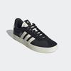 Sneaker ADIDAS SPORTSWEAR "VL COURT 3.0", Gr. 39, core schwarz, sanftes weiß, silber metallic, Textil, Leder, sportlich, Schuhe