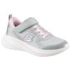 Sneaker SKECHERS "WAVE 92", Kinder, Gr. 31, bunt (hellgrau, rosa), Textil, Glitzer, sportlich, Schuhe