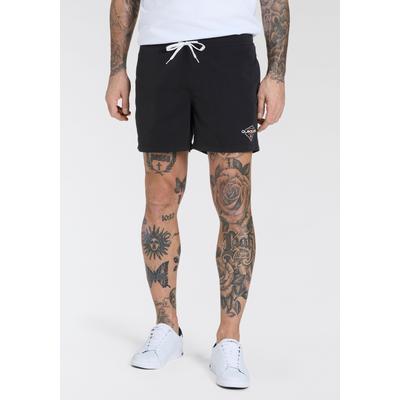 Badeshorts QUIKSILVER "DIAMONDS BEST VL 15 YM", Herren, Gr. L, N-Gr, schwarz, Obermaterial: 100% Polyester, sportlich, Badehosen Image