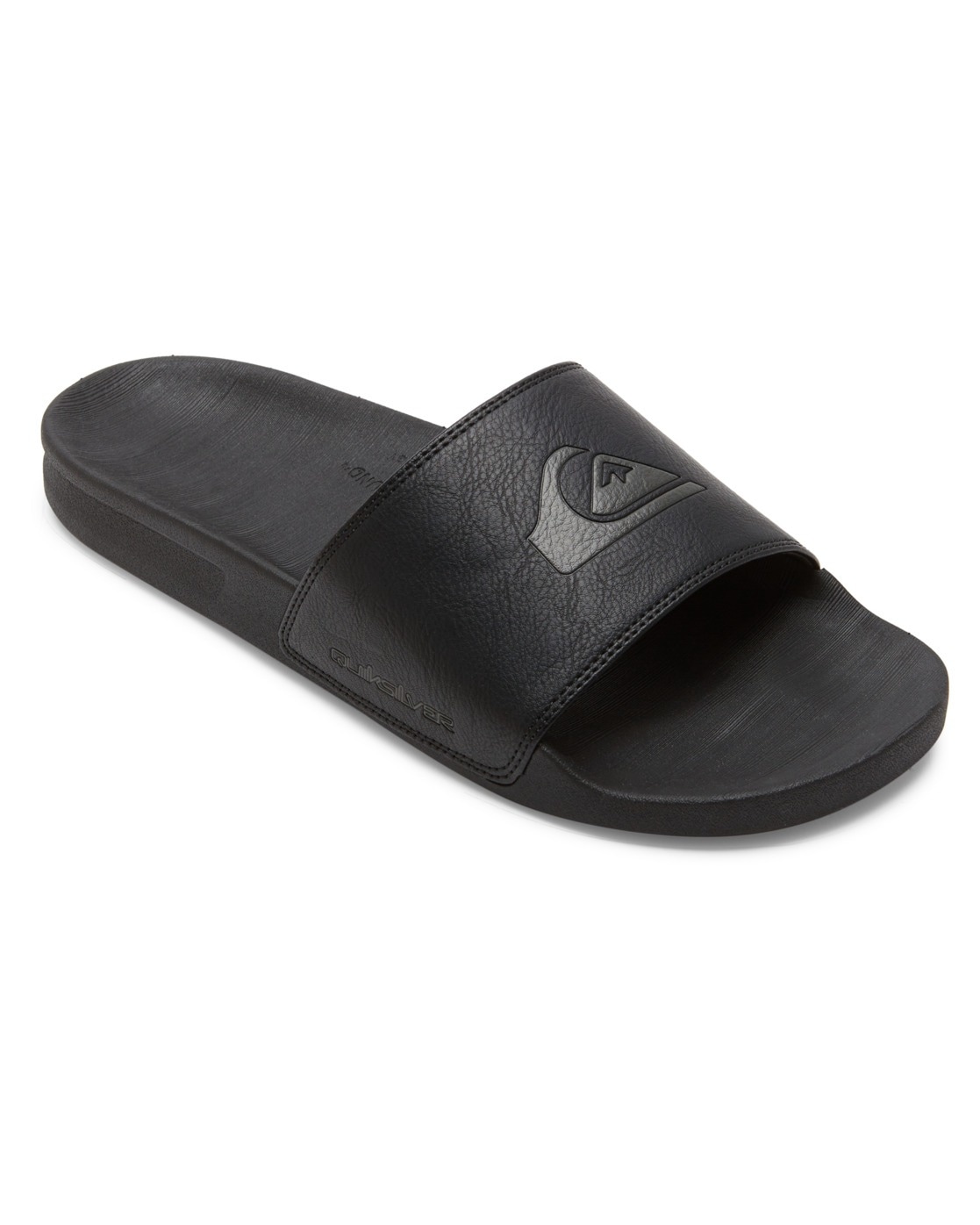 Sandale QUIKSILVER "Rivi", Herren, Gr. 10 (43), schwarz (schwarz 1), Obermaterial:Obermaterial: Synthetikmaterial / Außensohle: Gummi;, Schuhe Sandale