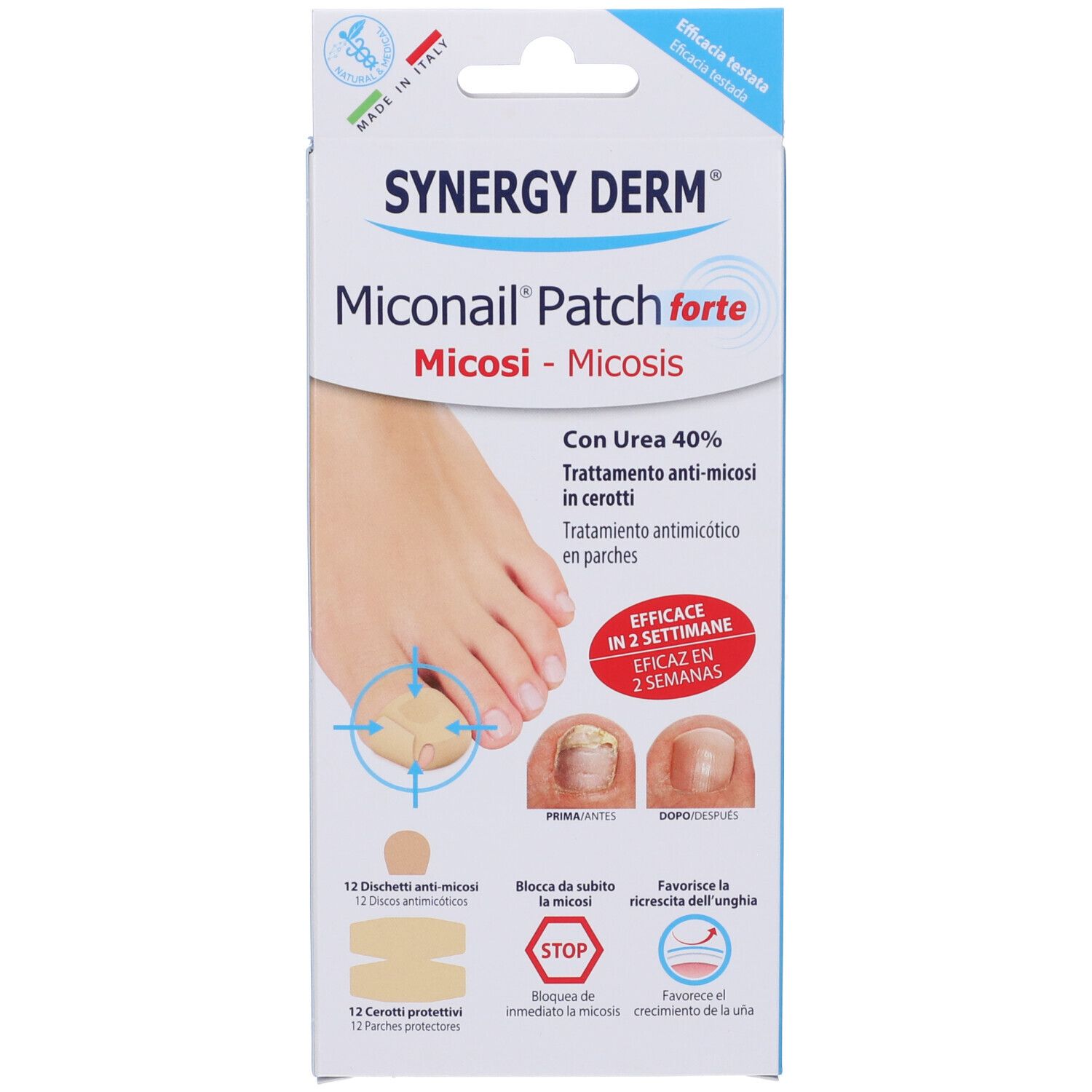 My Nails Miconail Patch Forte Unghie Anti-Micosi 12 pz Cerotto