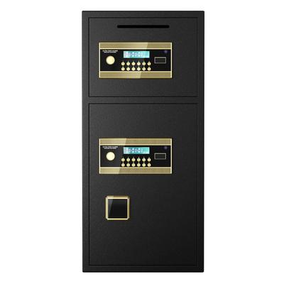 6.5 Cubic Feet Dual Door Coin-Operated Digital Security Safe with Fireproof & Waterproof Bag