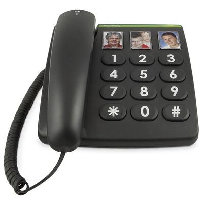DORO GMBH Schnurgebundenes Telefon »PhoneEasy 331ph« schwarz schwarz, 17.3x20.5x8.5 cm
