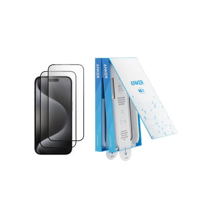 Anker Easy Fit Screen Protector Kit (HD, 2-Pack)