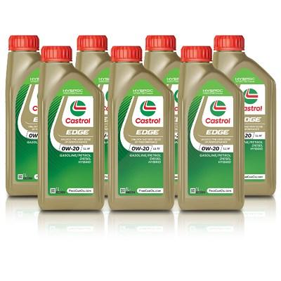 Castrol 7x 1 L EDGE 0W-20 LL IV [Hersteller-Nr. 15F610] Image