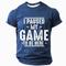 Herren Spiel Lustiger Slang T Shirt Kurzarm T-Shirt 3D-Druck Rundhalsausschnitt Hemd Mode Täglich Basic Straße Lässig Täglich Schwarz Rote Blau Sommer Frühling Ganzjahres Bekleidung S M L XL XXL XXXL