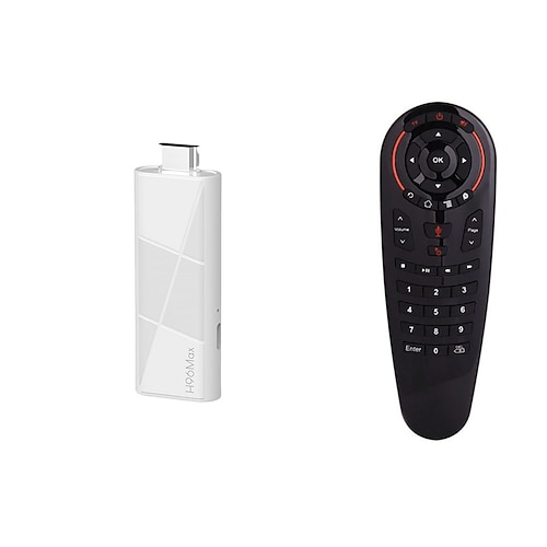 2025 neuer H96 Max RK3518 Dongle Mini-TV-Stick Android 14 Smart-TV-Box Android 14 2 GB 16 GB 8 GB WiFi 6 BT 4K HD Google Voice Media Player mit Sprachgyroskop-Fernbedienung Set-Top-Box Media Player Image