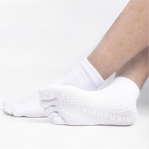 Herren Rutschfeste Abgabe Anti-Geruchsmittel Anti-Friction schweißabsorbierend Bodensocken Zum Pilates Tanz Image