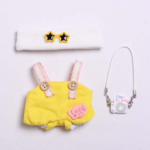 Puppenkleidungsset für 15 cm/17 cm Puppenzubehör 3-teiliges Set Outfits für Puppe handgefertigte stylische Puppenkleidung für Puppe (keine Puppe)
