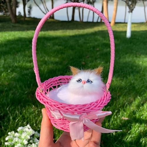 Liebs Simulation Tier Puppe Plüsch Katze Spielzeug mit Sound Kinder Spielzeug Dekorationen Plüschtiere Weihnachtsgeschenk Image