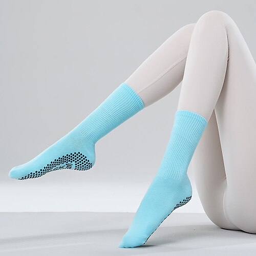Damen Rutschfeste Abgabe Anti-Friction schweißabsorbierend Rutschfest Bodensocken Zum Pilates Tanz Image