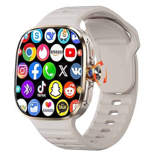 imosi Android Smart Watch Herren GPS 3 GB RAM/32 GB ROM Speicher HD Dualkamera NFC 2G 4G SIM-Karte WLAN kabelloser schneller Internetzugang