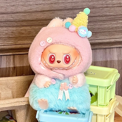 Kleidung für 17 cm große Puppen (keine Puppe). Outfits-Set für 17 cm große Puppen mit Zubehör. Stilvolles Verkleidungsset für La Boo-Boo.