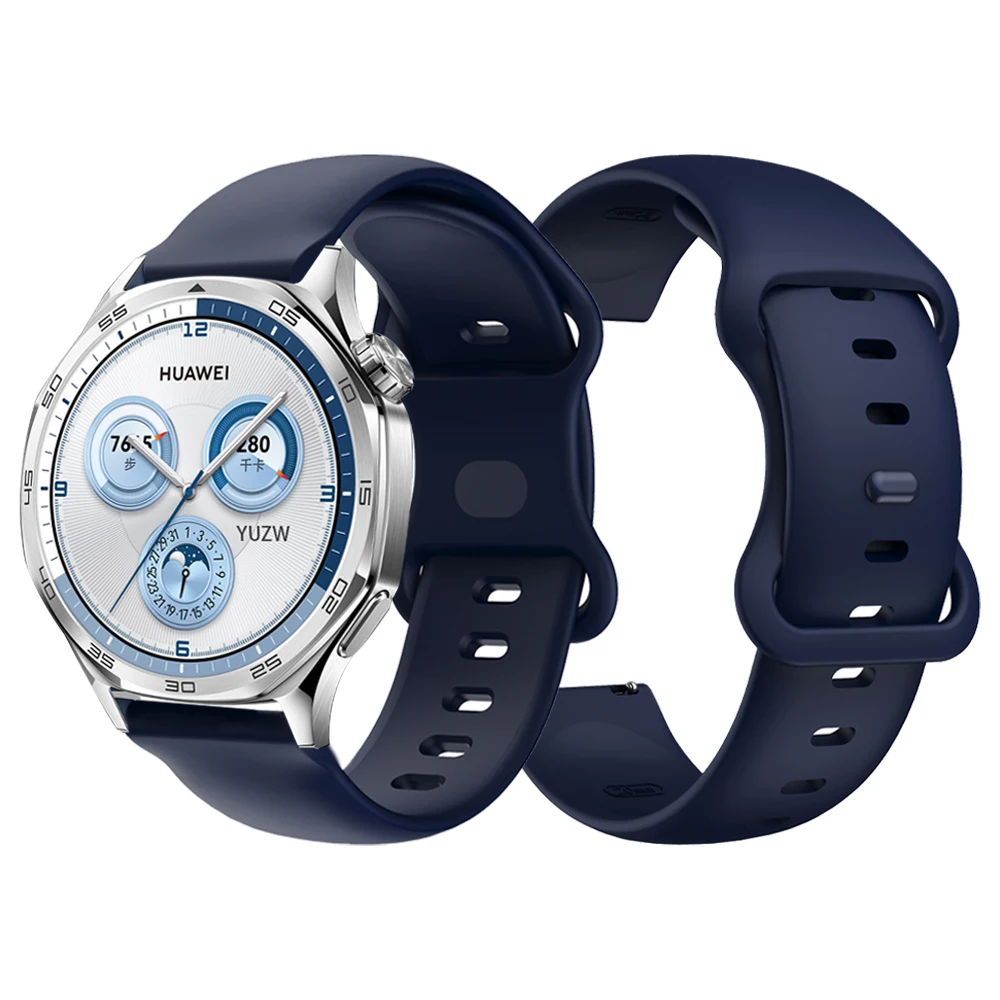 20 mm 22 mm Silikonarmband für Huawei Watch GT 5 Pro Sports Soft Bands GT 5 4 3 46 mm SE GT 3 Pro 42 mm 46 mm Runner Ersatzarmband Image