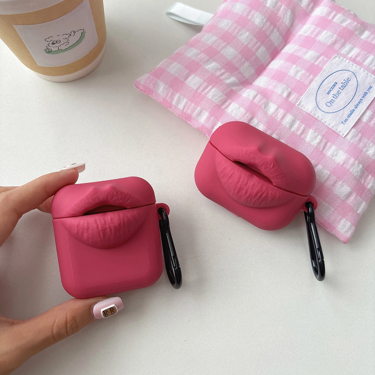 Die kreative Cartoon-Silikon-Kopfhörer-Schutzhülle ist für AirPods 1 2, 3, 4 Pro AirPods Pro 2 Anti-Drop-Schutzhülle geeignet Image