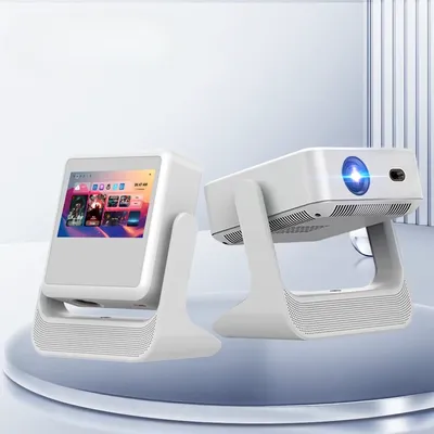 Flick Smart Projector with Touchscreen Pad Android OS 5G Wifi Bluetooth 4k Projector and Demo Device