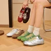 Neue Heiße Deutsch Training Schuhe Große Größe Frauen Echtes Leder Turnschuhe Flache Spitze-up Retro Forrest Gump mann Schuhe paar schuhe