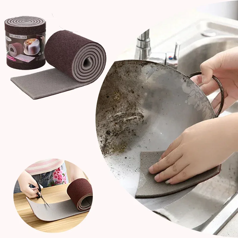Peeling Schwamm Schwamm Pinsel Reinigung Werkzeug Radiergummi Nano Schwamm Küche Werkzeug Diamant Schwamm Reiniger Günstige Langlebige Reinigungsmittel Image