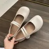 Damenschuhe, runde Zehen, Gothic, Mary Jane, kleines Leder, Retro-Stil, einzeln, stilvoll, Sommer 2025, Frühlingsschuh, flache Damenschuhe