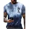 La più nuova maglietta da uomo estiva stampa 3D moda K lettera top TeesMen abbigliamento uomo Retro manica corta abbigliamento uomo camicia oversize