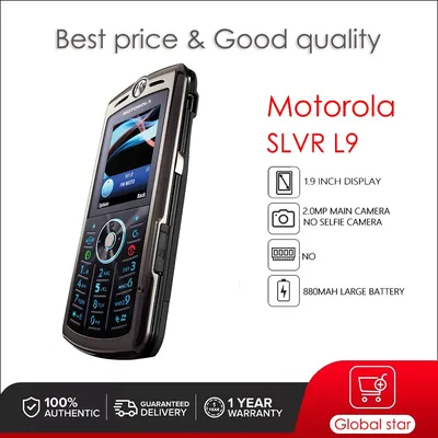 Original Motorola SLVR L9 L72 Unlocked Refurbished Mobile Phone GSM 850 / 900 / 1800 / 1900 Good Quality With 1 Year Warranty