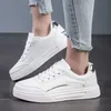 PU Leder Frauen Schuhe Koreanische Turnschuhe Trend Casual Bequeme Turnschuhe Leichtes Wandern Frauen Tennis Schuhe Plus Größe 36-44