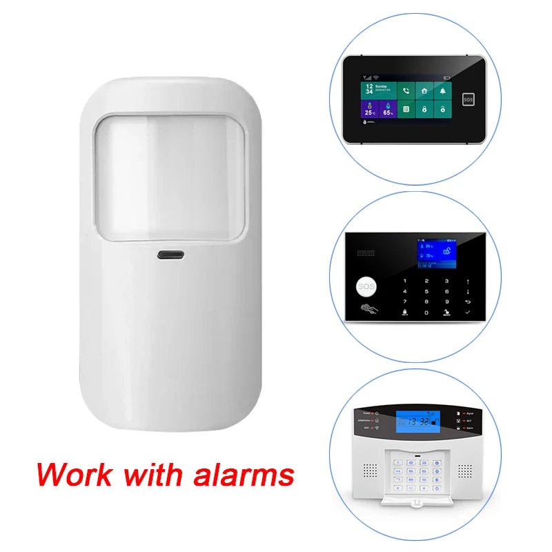 Drahtlose 433 MHz Infrarot Sensor Menschlichen Bewegungsmelder Für Smart Home Security Alarm System Hause Anti-diebstahl Ausrüstung Image