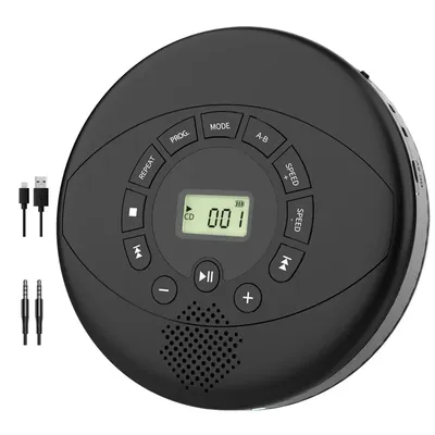CD Player Portable CD Player English Language Repeater MP3 Music Album CD Player