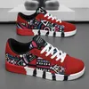 Mode Graffiti Vulkanisierte Schuhe Für Männer Komfort Rot Skateboard Schuhe Männer Designer Flache