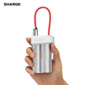 SHARGE Pouch Mini Power Bank Caricatore portatile da 10000 mAh 30 W con cavo di tipo C integrato Batteria con porta USB-C e USB-A