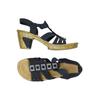 Rieker Damen Sandale, Gr. 38, marineblau, kein Etikett