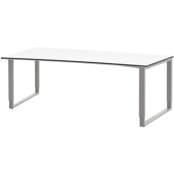 röhr Freiformschreibtisch »Objekt Plus« Bogenform links weiß, 200x82x820 cm Image