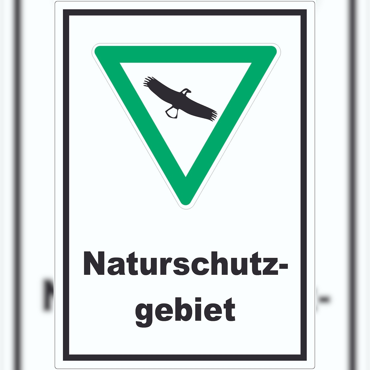 HB-Druck Naturschutzgebiet Aufkleber A7 (74x105mm) Image