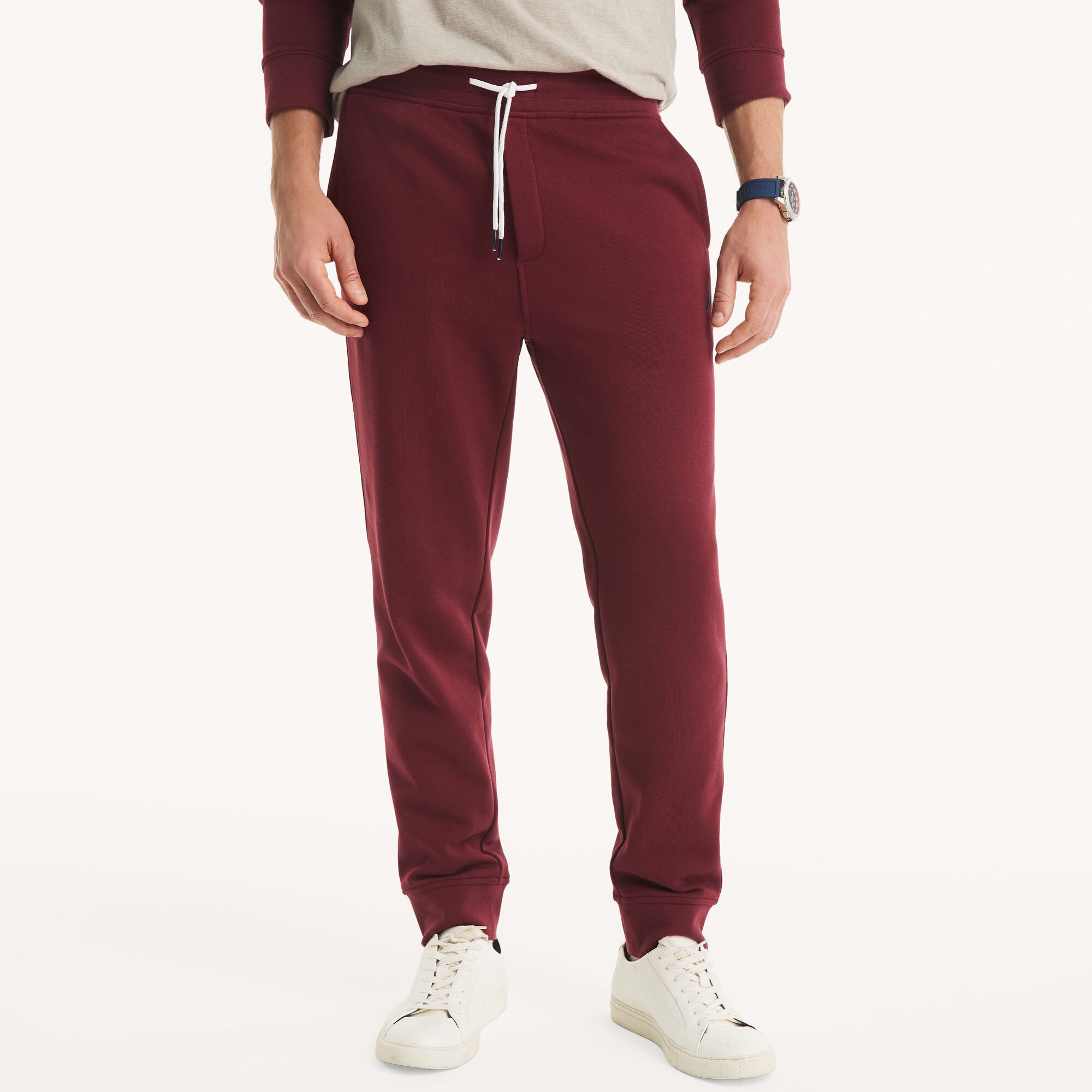 Nautica Men's Fleece Jogger 676 (Zinfandel), XXL
