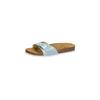 Pantolette LICO "Pantolette Bioline Once More", Gr. 42, grau, Synthetik, Schuhe