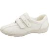 Klettschuh WALDLÄUFER "HENNI", Damen, Gr. 7 (40,5), weiß (sanftes weiß), Nappaleder, unifarben, sportlich, Schuhe, Slipper, Komfortschuh, Bequemschuh mit Klettverschlüsse, H-Weite