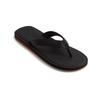 Sandale QUIKSILVER "Molokai Nubuck", Gr. 7(40), schwarz (solid schwarz), Obermaterial: Synthetikmaterial / Futter: Textil / Außensohle: Moosgummi, Schuhe Schlappen Zehentrenner