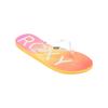 Sandale ROXY "Viva Jelly", Gr. 7(37), rot (sunset), Obermaterial: 98% Synthetikmaterial, 2% Metall / Futter: 100% Synthetikmaterial / Außensohle: 100% Moosgummi, Schuhe