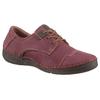 Schnürschuh JOSEF SEIBEL "Fergey 41", Damen, Gr. 43, rot (bordeaux), Leder, casual, Schuhe, Freizeitschuh, Komfortschuh mit Wechselfußbett