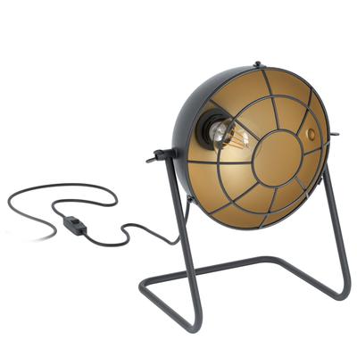 EGLO Tischleuchte "TREBURLEY", gold (schwarz, goldfarben), B:24,5cm H:32cm T:23cm, Lampen Image