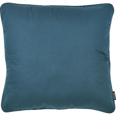 Dekokissen DONE. "Uni", blau (petrol, unifarben), B:65cm L:65cm, Baumwolle, Dekokissen_Sitzkissen_Kissenhüllen, unifarben, Reißverschluss, Kissenhüle ohne Füllung, 1 Stück Image