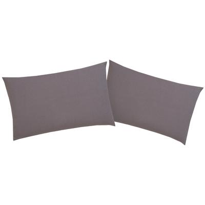 Kissenbezüge HOME AFFAIRE "Cremona2", grau (anthrazit), B:40cm L:60cm, Jersey, Obermaterial: 100% Baumwolle, Kissenbezüge, Kissenbezug in diversen Größen, STANDARD 100 by OEKO-TEX zertifiziert Image