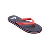 Sandale QUIKSILVER "Molokai Core", Gr. 12(45), rot (rot 1), Obermaterial: Synthetikmaterial / Außensohle: Moosgummi, Schuhe